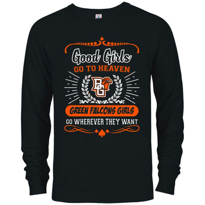 Good Girls Go To Heaven Bowling Green Falcons Girls T Shirts