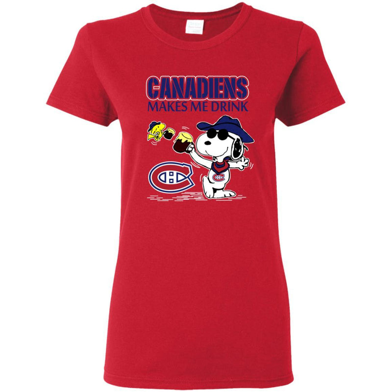 Montreal Canadiens Make Me Drinks T-Shirt