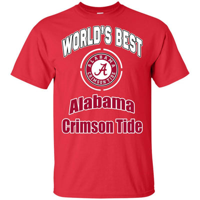 Amazing World's Best Dad Alabama Crimson Tide T Shirts