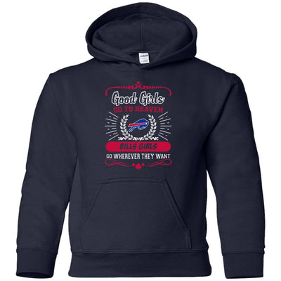 Good Girls Go To Heaven Buffalo Bills Girls T Shirts