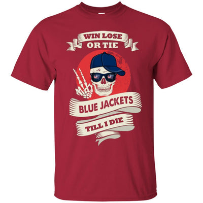 Skull Say Hi Columbus Blue Jackets T Shirts
