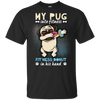 My Pug Into Fitness Donut Pug T Shirts