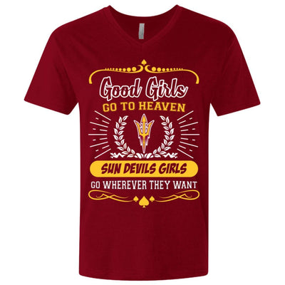 Good Girls Go To Heaven Arizona State Sun Devils Girls T Shirts