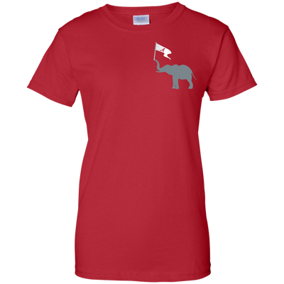 Elephant Flag Alabama Crimson Tide T Shirts