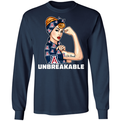 Beautiful Girl Unbreakable Go Arizona Wildcats T Shirt