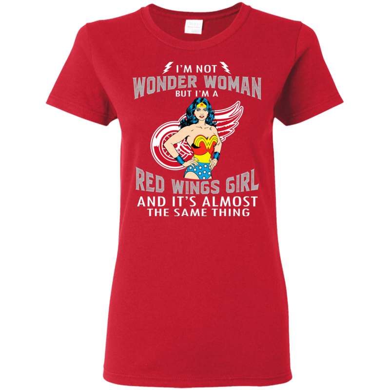 I'm Not Wonder Woman Detroit Red Wings T Shirts