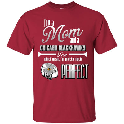 Cool Pretty Perfect Mom Fan Chicago Blackhawks T Shirt