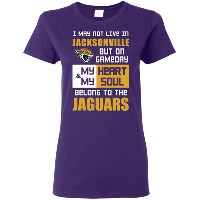 My Heart And My Soul Belong To The Jacksonville Jaguars T Shirts