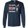I Will Support Everywhere Chicago Bears T Shirts