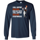 I Will Support Everywhere Chicago Bears T Shirts