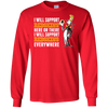 I Will Support Everywhere Washington Redskins T Shirts