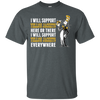 I Will Support Everywhere Georgia Tech Yellow Jackets T Shirts