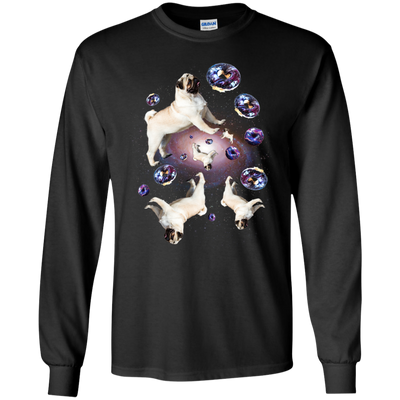 Nice Pug T Shirts - Pug Doughnut Galaxy, cool gift for your friend