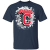 Colorful Earthquake Art Cleveland Indians T Shirt