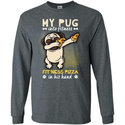 My Pug Into Fitness Pizza Pug T Shirts