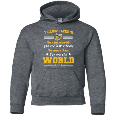 To Your Fan You Are The World Georgia Tech Yellow Jackets T Shirts