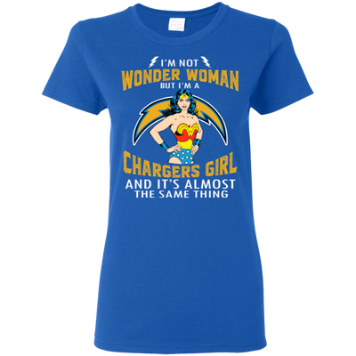 I'm Not Wonder Woman Los Angeles Chargers T Shirts