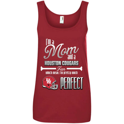 Cool Pretty Perfect Mom Fan Houston Cougars T Shirt