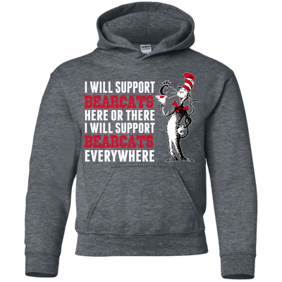 I Will Support Everywhere Cincinnati Bearcats T Shirts