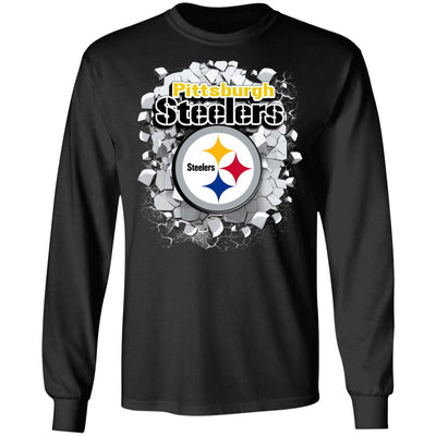 Colorful Earthquake Art Pittsburgh Steelers T Shirt