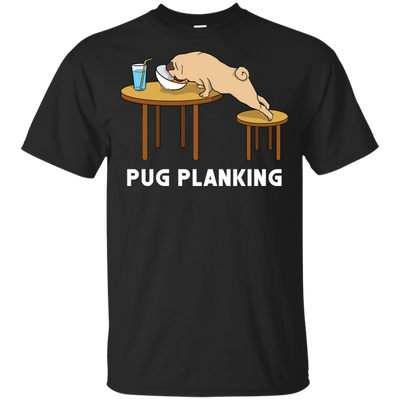 Pug Planking T Shirts