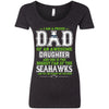 Proud Of Dad Of An Awesome Daughter Seattle Seahawks T Shirts