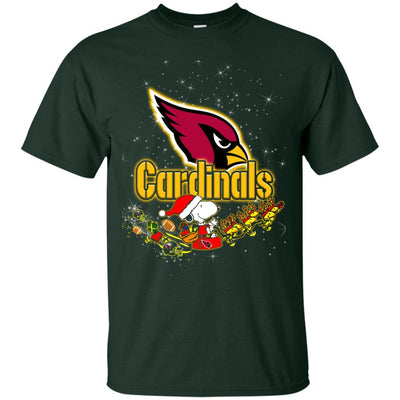 Snoopy Christmas Arizona Cardinals T Shirts