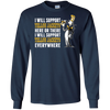 I Will Support Everywhere Georgia Tech Yellow Jackets T Shirts