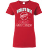 Amazing World's Best Dad Detroit Red Wings T Shirts