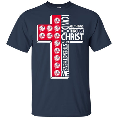 Gorgeous I Can Do All Things Through Christ New York Yankees T Shirts