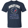 Amazing World's Best Dad Houston Texan T Shirts