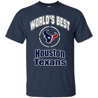 Amazing World's Best Dad Houston Texan T Shirts