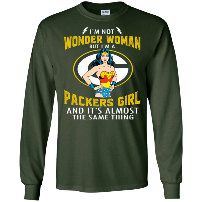 I'm Not Wonder Woman Green Bay Packers T Shirts