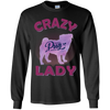 Crazy Pug Lady T Shirts