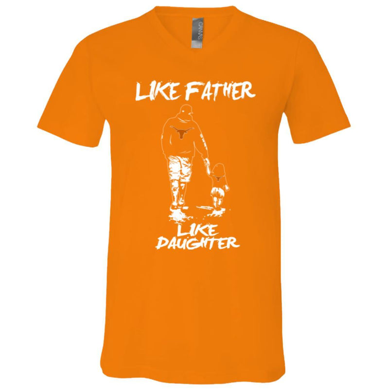 Like Father Like Daughter Texas Longhorns T Shirts