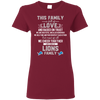 We Are A Detroit Lions Family T Shirt