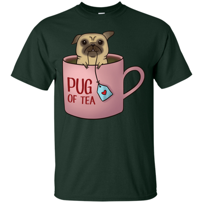 Pug Of Tea Pug T Shirts