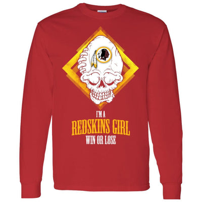 Washington Redskins Girl Win Or Lose T Shirts