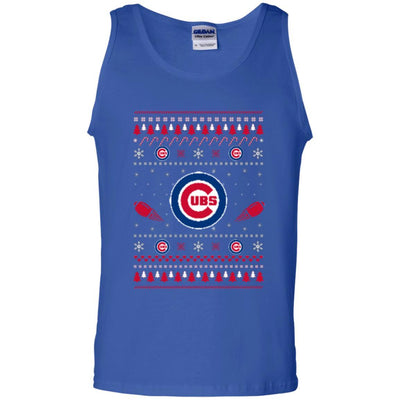 Chicago Cubs Stitch Knitting Style Ugly T Shirts WNG