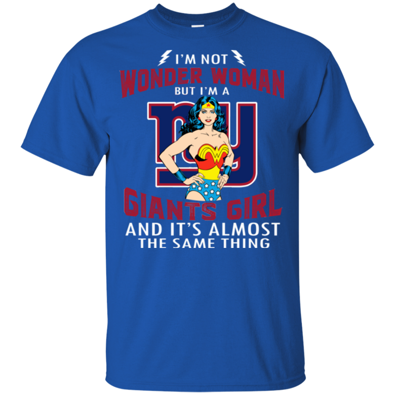 I'm Not Wonder Woman New York Giants T Shirts