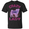 Crazy Pug Lady T Shirts