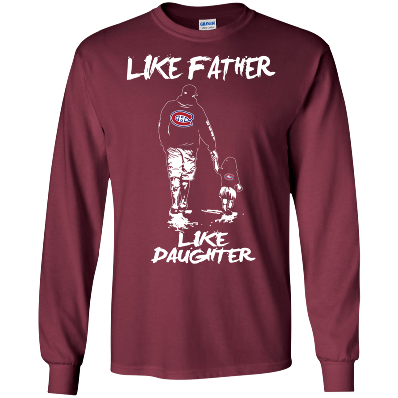 Like Father Like Daughter Montreal Canadiens T Shirt