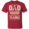 Proud Of Dad Of An Awesome Daughter Calgary Flames T Shirts