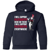 I Will Support Everywhere New England Patriots T Shirts