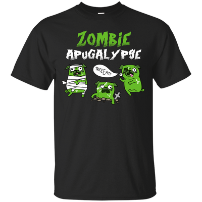 Nice Pug T Shirts - Zombies Apugalypse, is a cool gift for your friend