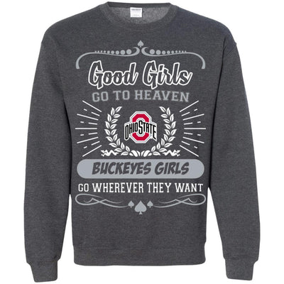 Good Girls Go To Heaven Ohio State Buckeyes Girls T Shirts