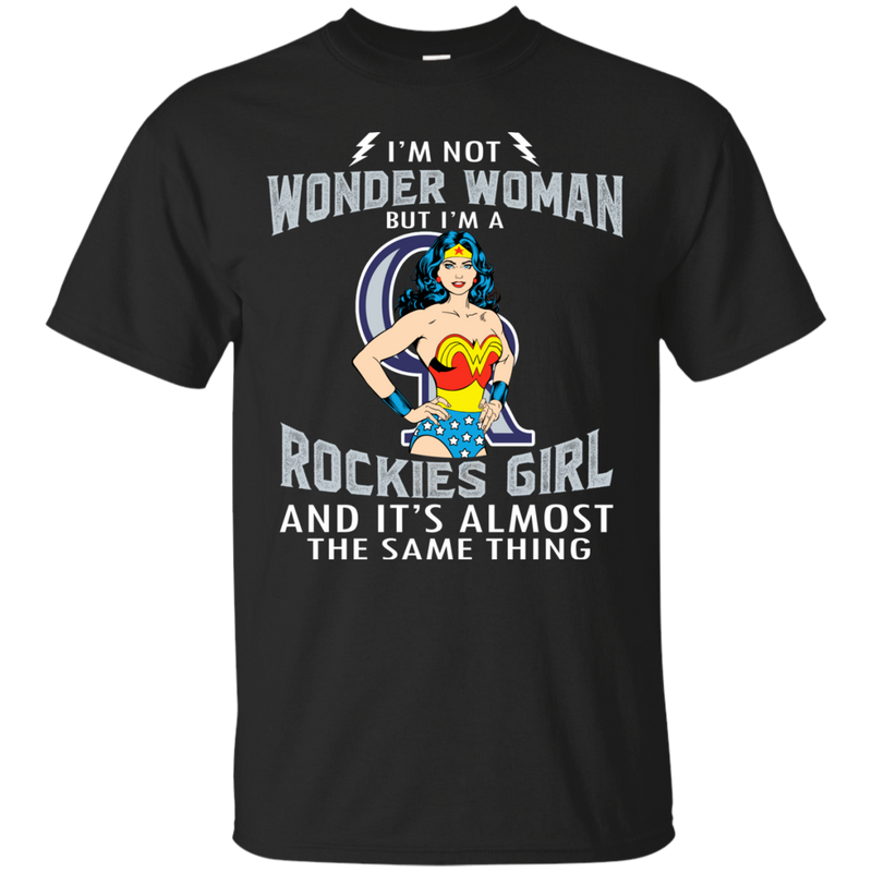 I'm Not Wonder Woman Colorado Rockies T Shirts