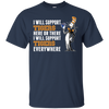 I Will Support Everywhere Memphis Tigers T Shirts