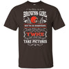 She Will Do It Twice And Take Pictures Cleveland Browns T Shirt