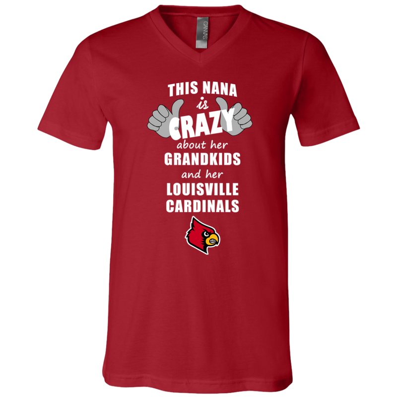 This Nana Is Crazy About Her Grandkids And Her Louisville Cardinals T Shirts